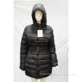 2014 New Design Ladies Long Overcoat Duck Down and Cotton Winter Coat (AH-0193)